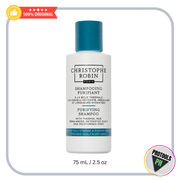 Christophe Robin Purifying Shampoo with Thermal Mud - 75 mL / 2.5 oz