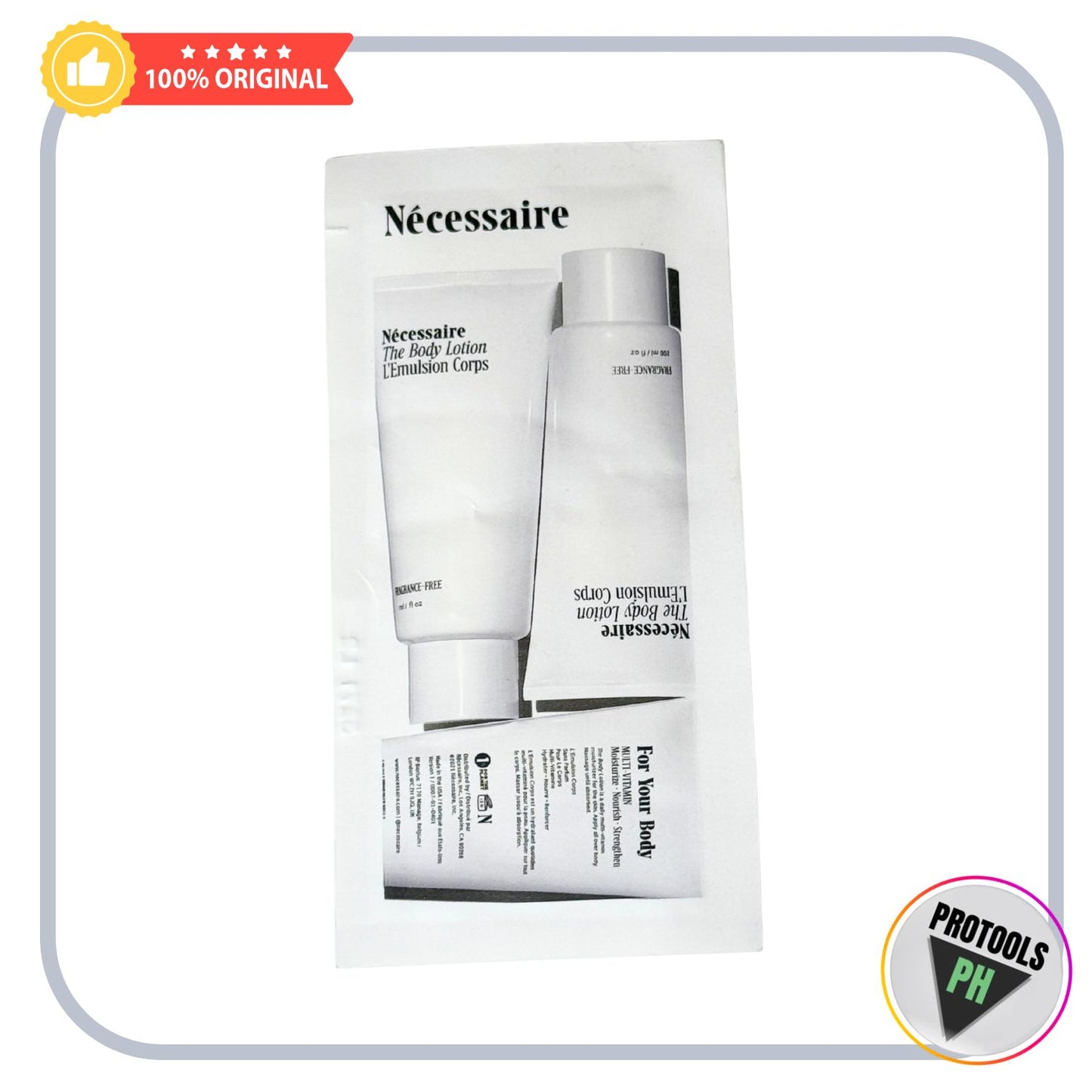 Nécessaire the body lotion sachet