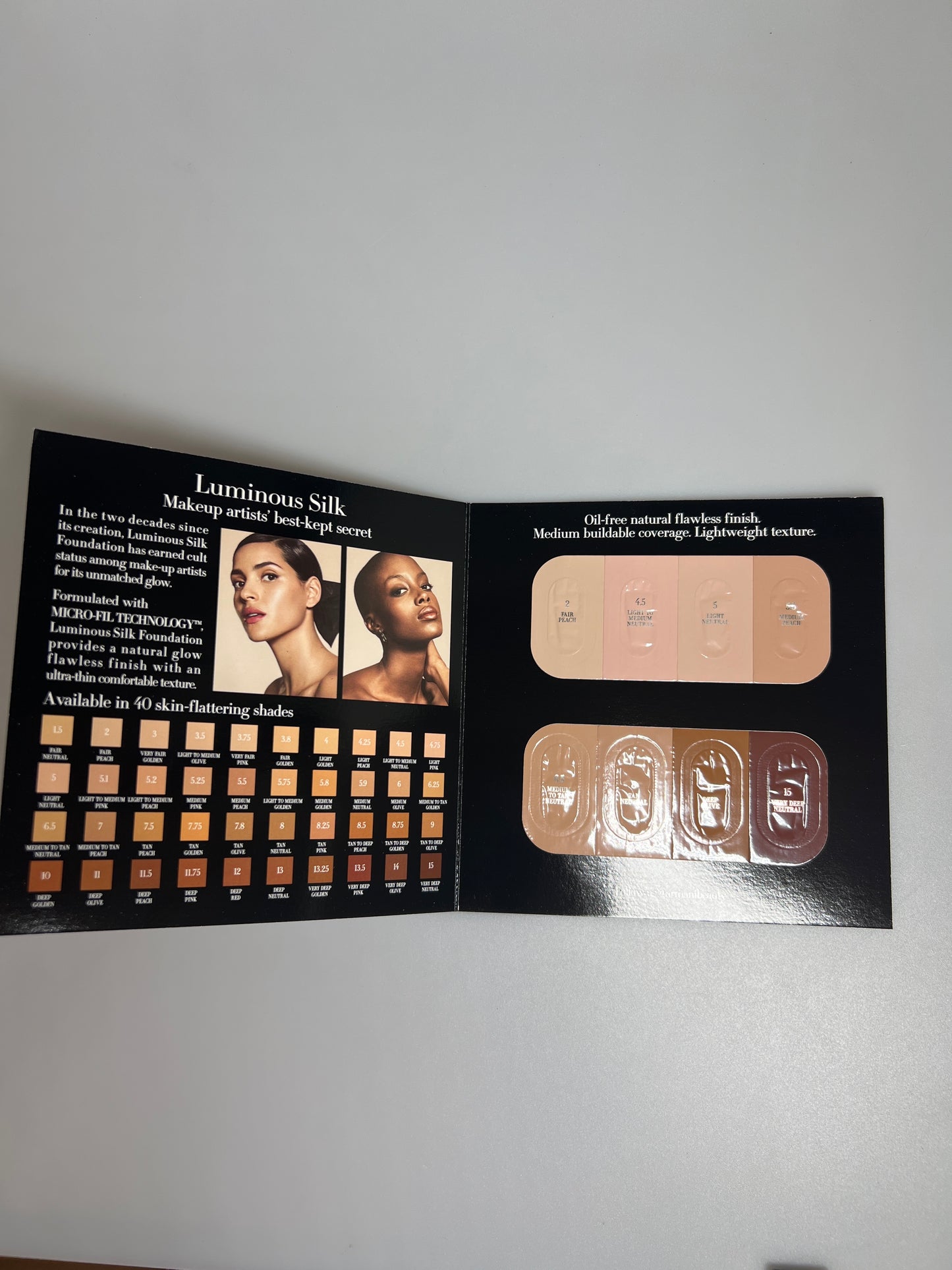 Mixed foundation / concealer sachet - sold per piece