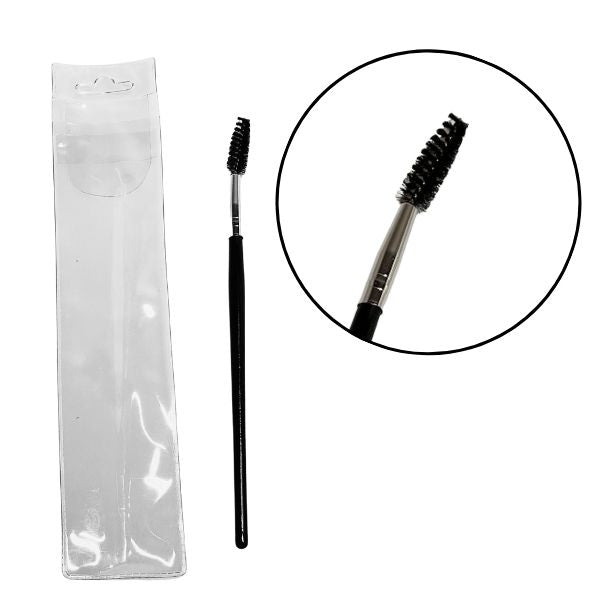 Black Silver Spoolie Brush