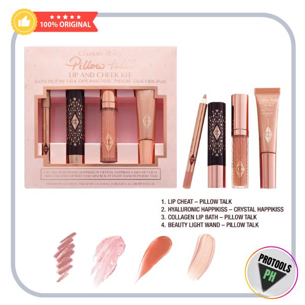 Charlotte Tilbury Pillow Talk Iconic Lip and Cheek Secrets Set - Original