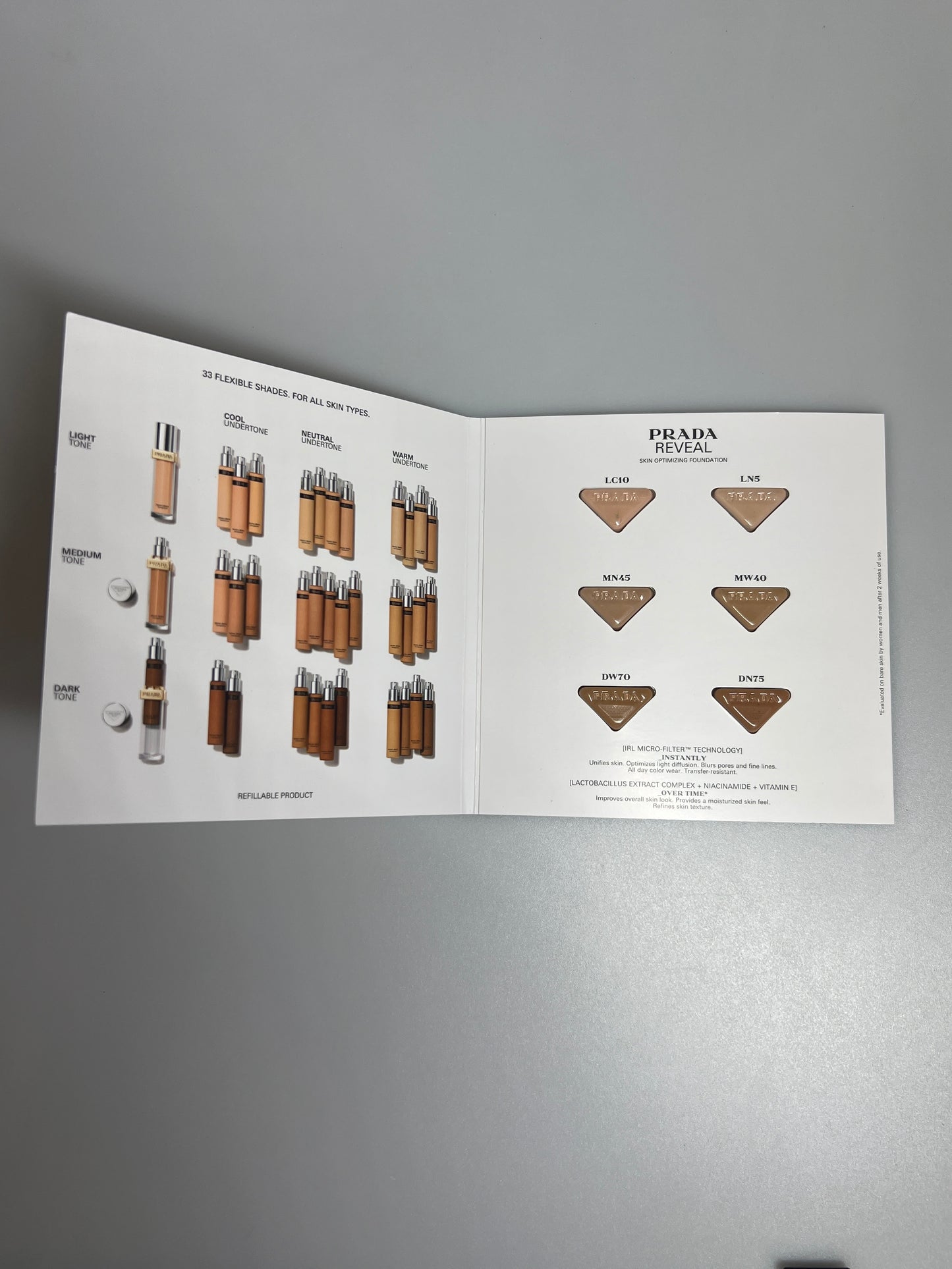 Mixed foundation / concealer sachet - sold per piece