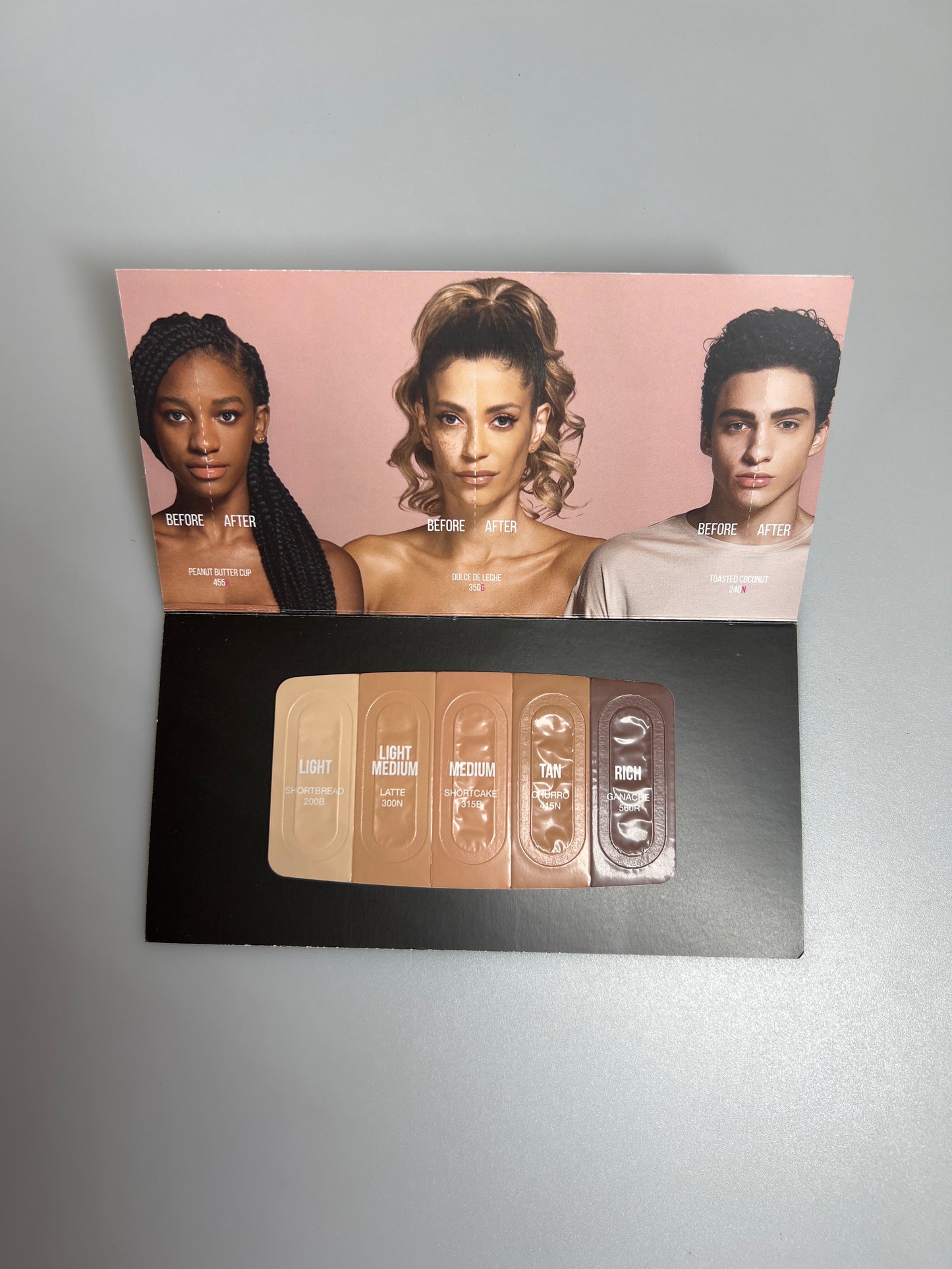Mixed foundation / concealer sachet - sold per piece