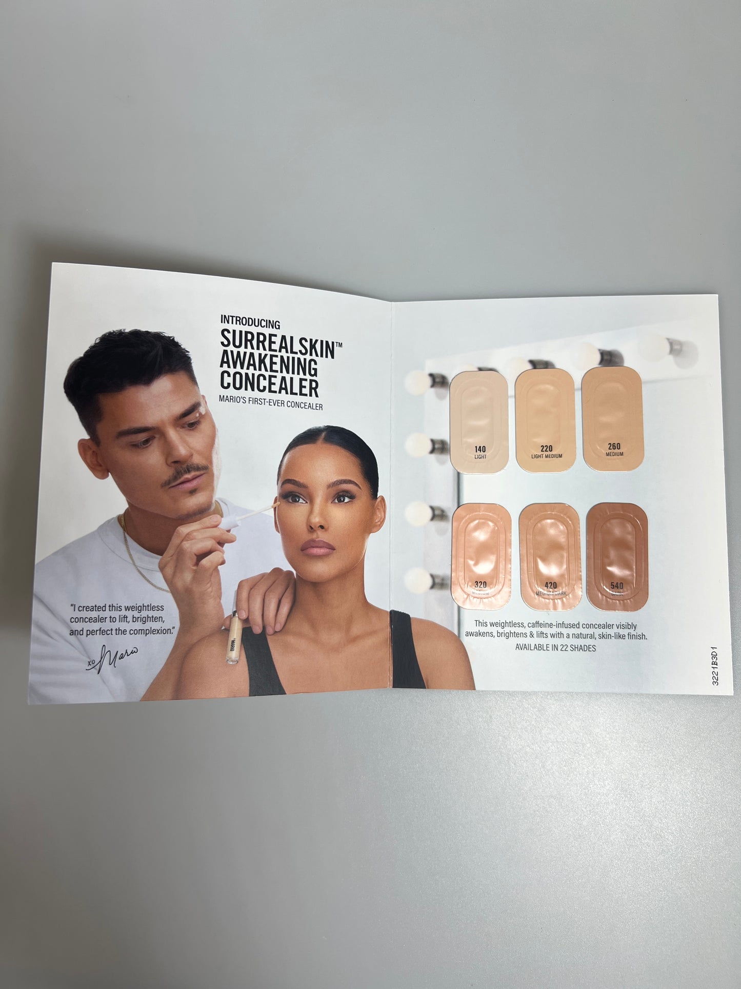Mixed foundation / concealer sachet - sold per piece