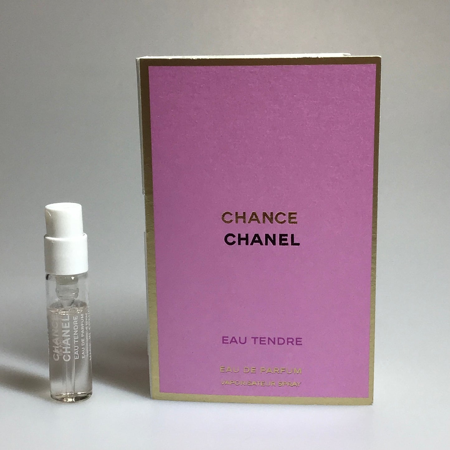 Authentic eau tendre parfum vial 1.5 mL