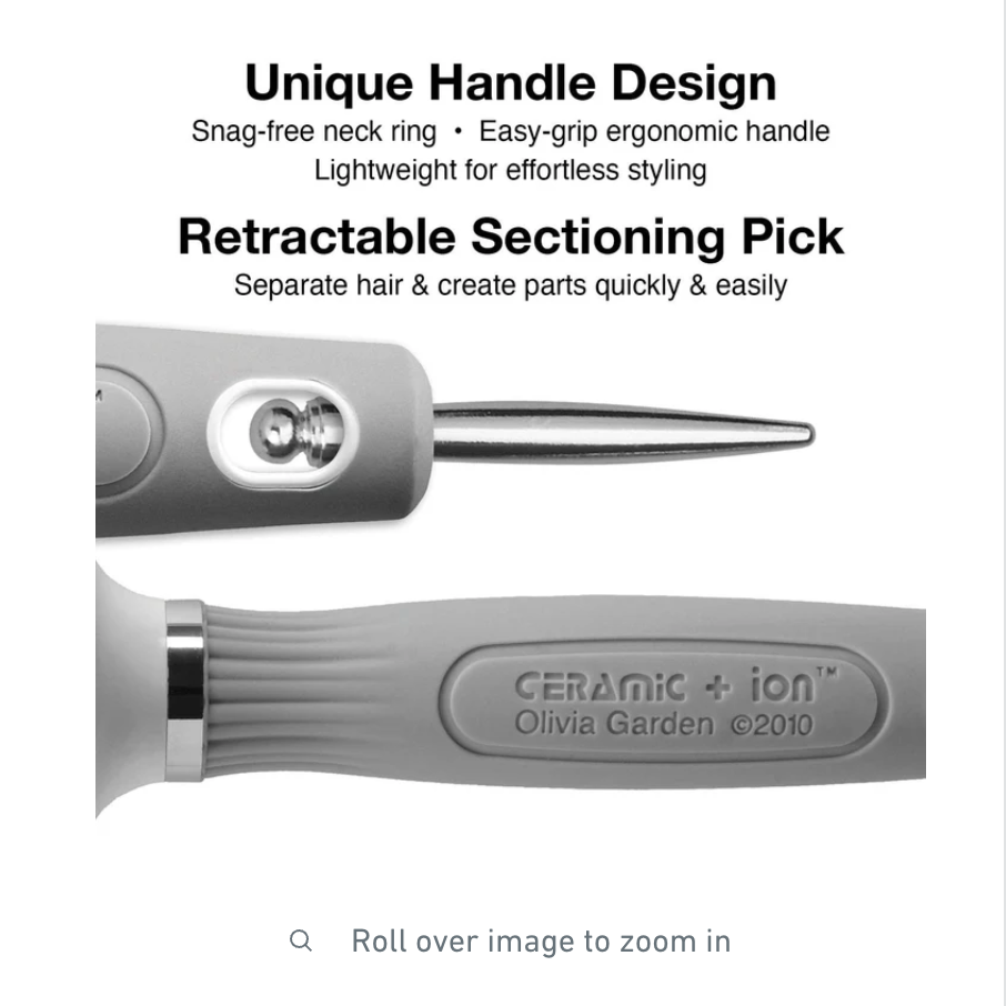 Olivia Garden Ceramic + ion Turbo Vent™ Oval Twin & 100% Boar Collection