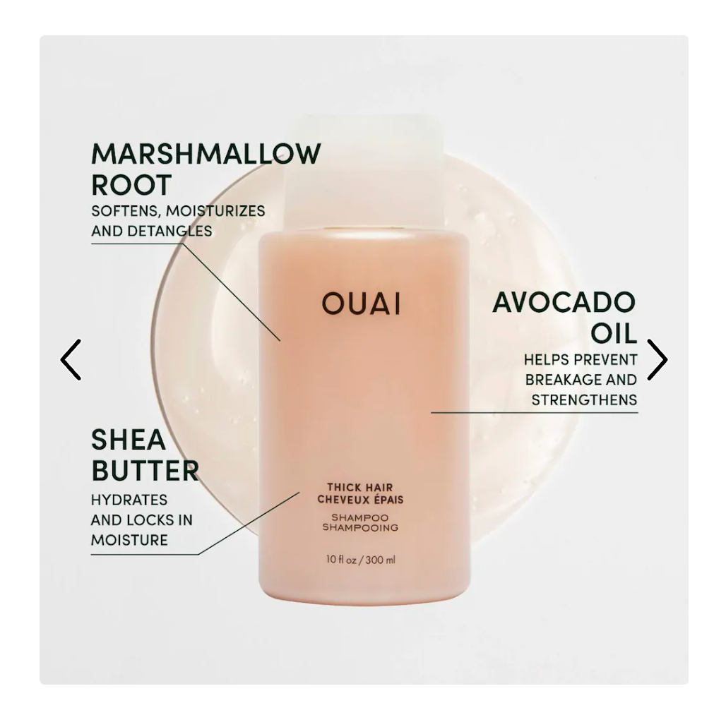 OUAI Thick Hair Shampoo - 10oz / 300ml