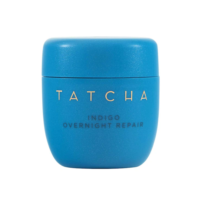 Tatcha Indigo Overnight Repair Serum in Cream Treatment Mini - 10 mL / 0.34 oz