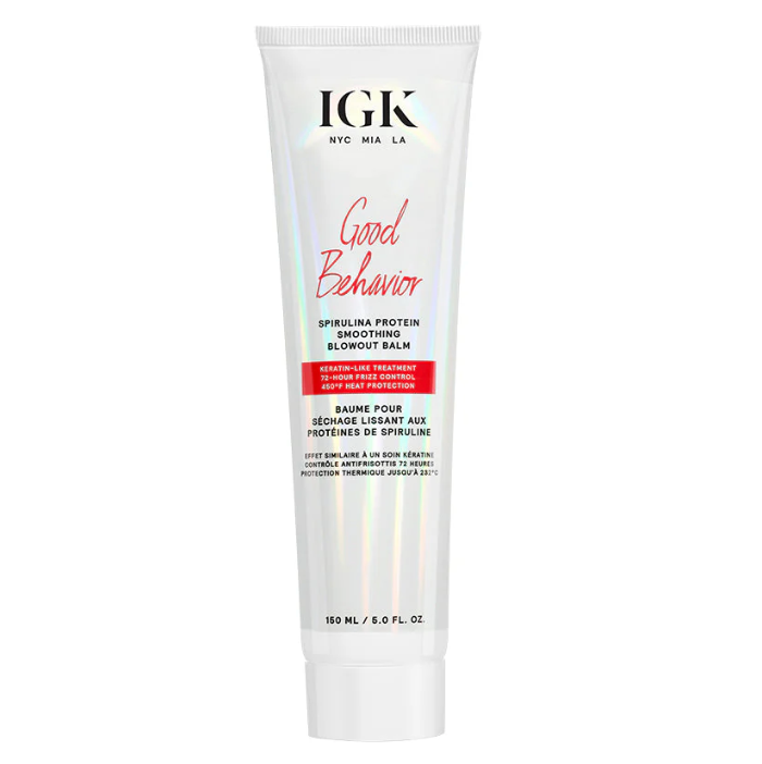 IGK Good Behavior Spirulina Protein Anti-Frizz Smoothing Balm - 5 oz/ 150 mL