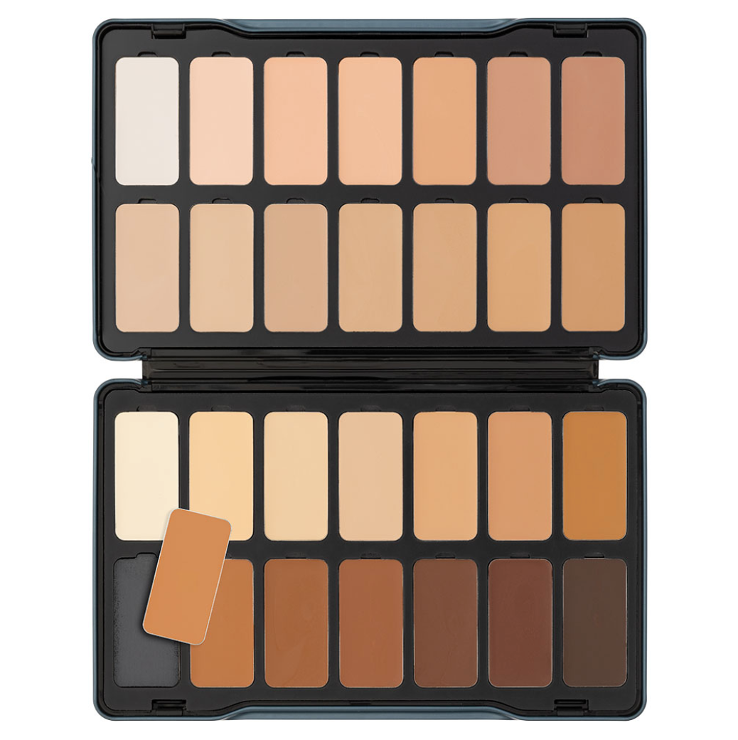 Kryolan - Digital Complexion Cream Foundation Palette 28 Colors Digital 1