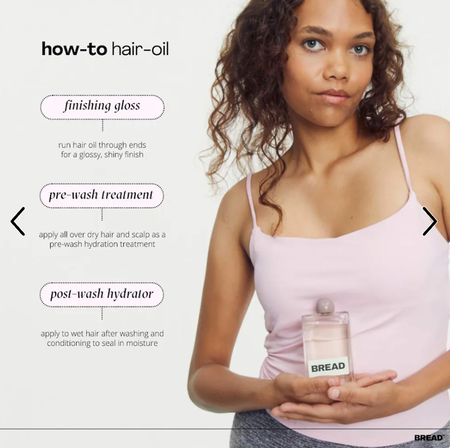 BREAD BEAUTY SUPPLY Hair Oil Everyday Gloss - 3.3oz / 100 mL