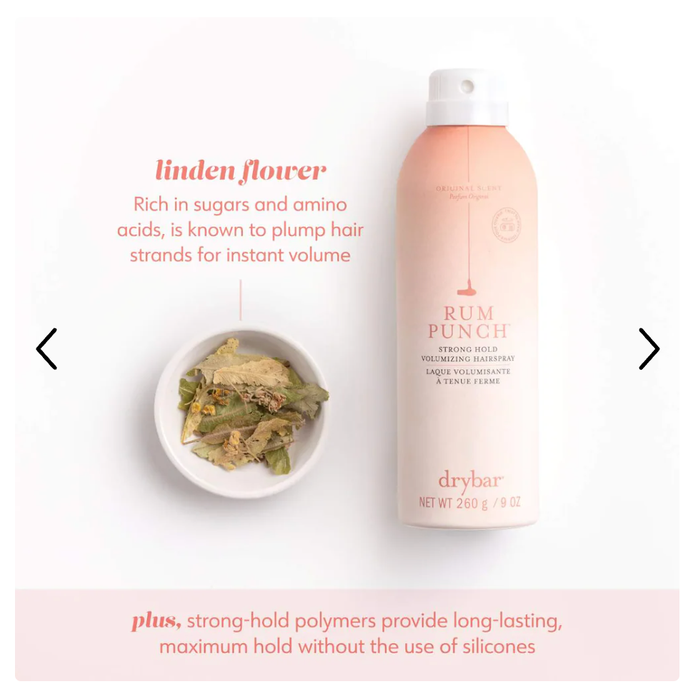 Drybar Rum Punch Strong Hold Volumizing Hairspray - 9 oz / 260 g