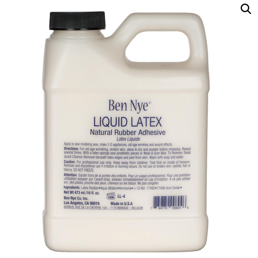 Repacked Ben Nye Liquid Latex - 1 oz / 30 mL