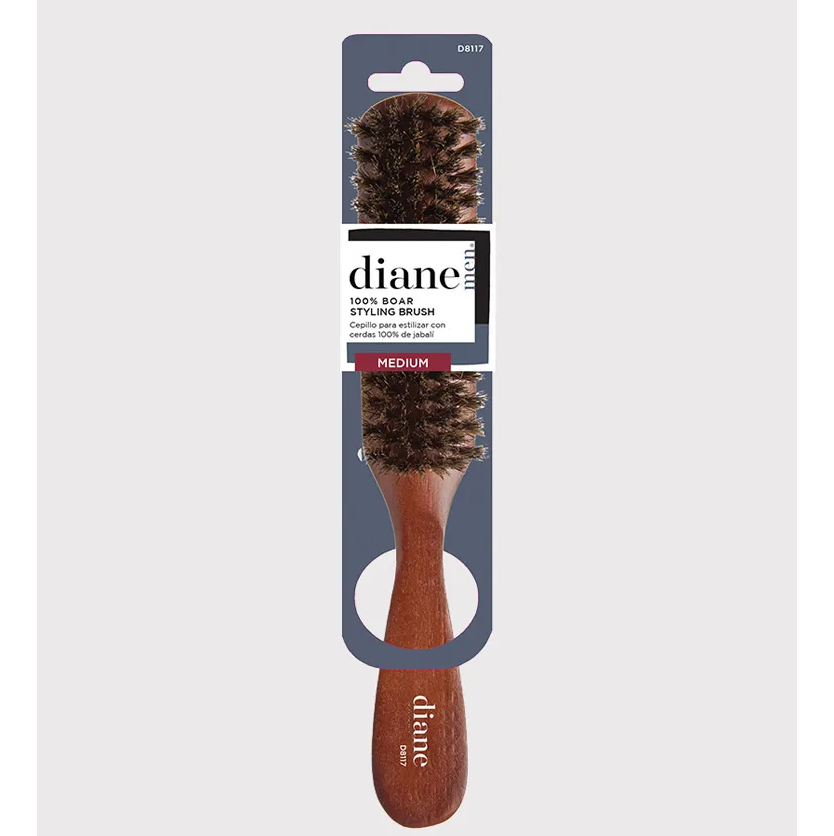 Diane Premium 100% Medium Boar Styling Brush ( 1 pc)