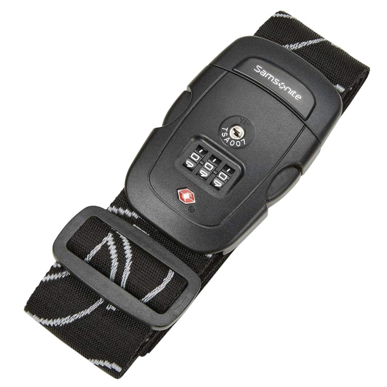 Samsonite Luggage Strap, Black, Combination Lock