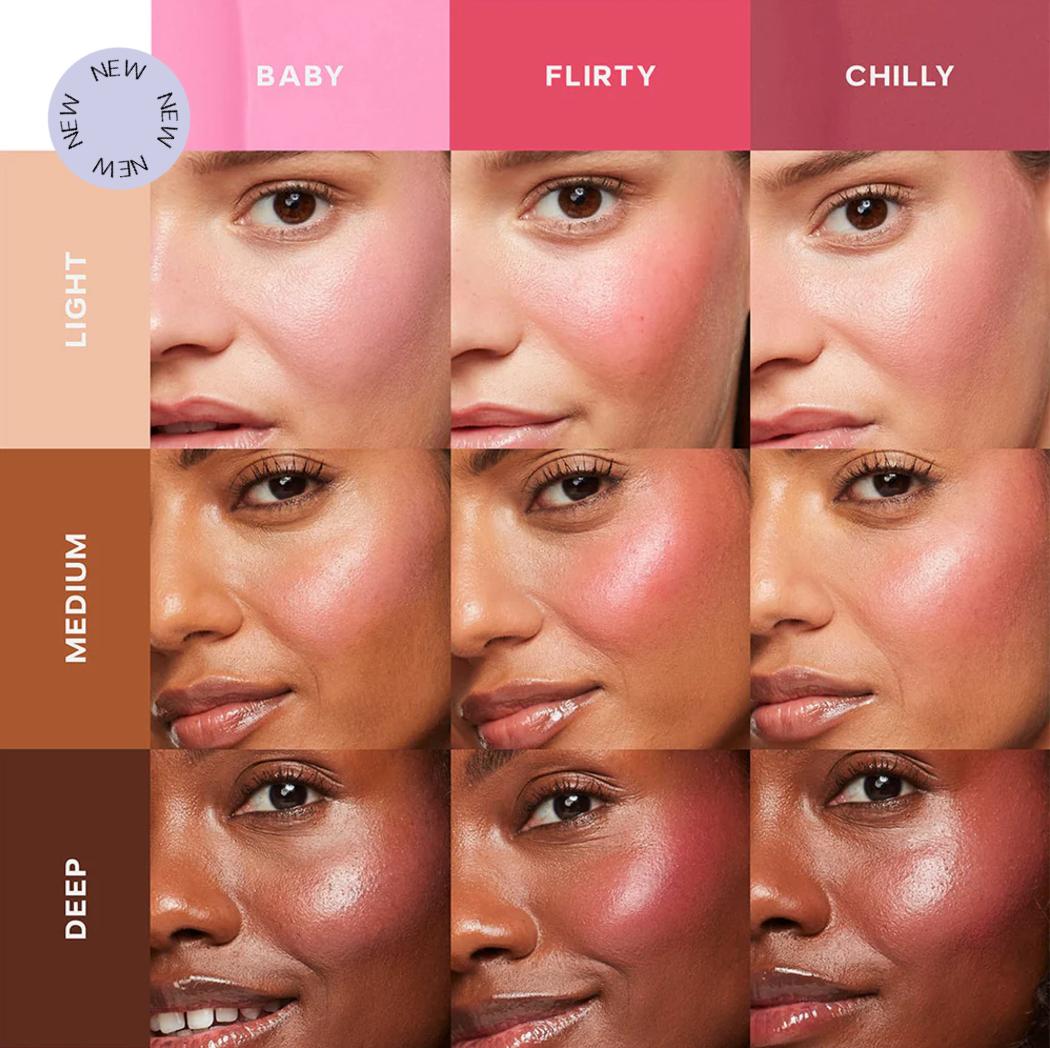 Saie Mini Dew Blush Trio Mini Size. Major Flush.