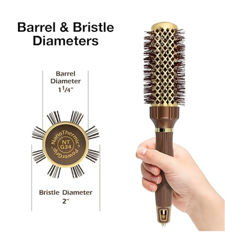 Olivia Garden NanoThermic PowerGrip Thermal brush - 2 1/8" or 54 mm