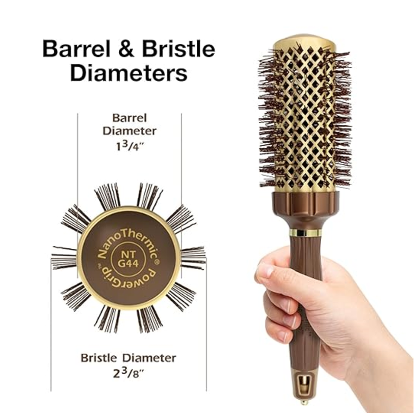 Olivia Garden NanoThermic PowerGrip Thermal brush - 1 3/4" or 44 mm