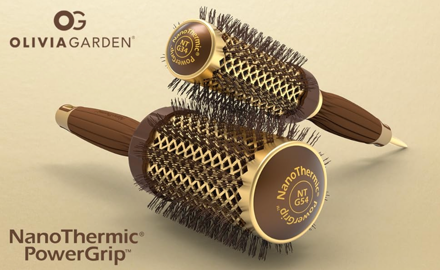 Olivia Garden NanoThermic PowerGrip Thermal brush - 1" or 24 mm