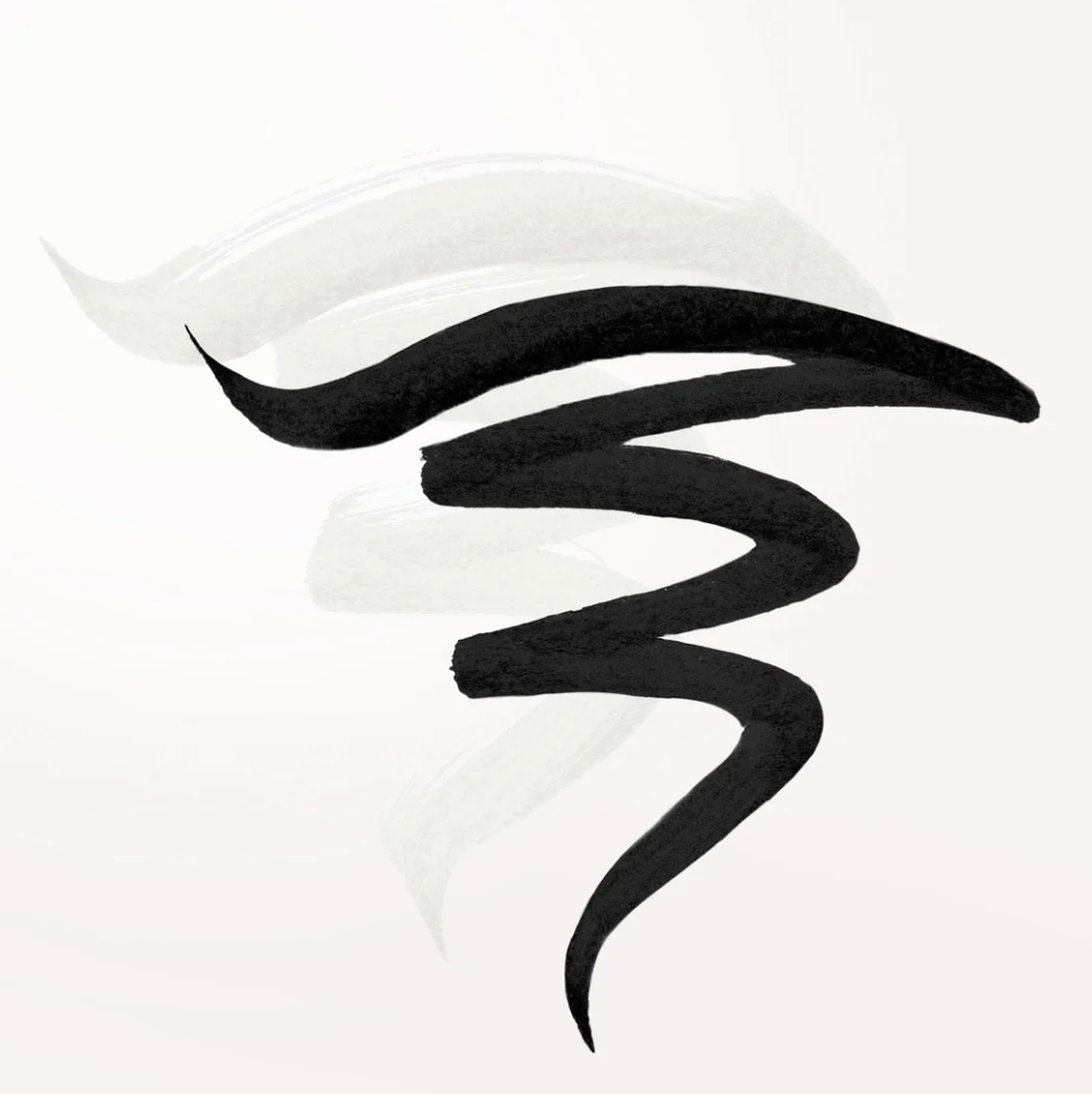 Stila Stay All Day Dual-Ended Liquid Eye Liner: Two Colors - Intense black / snow