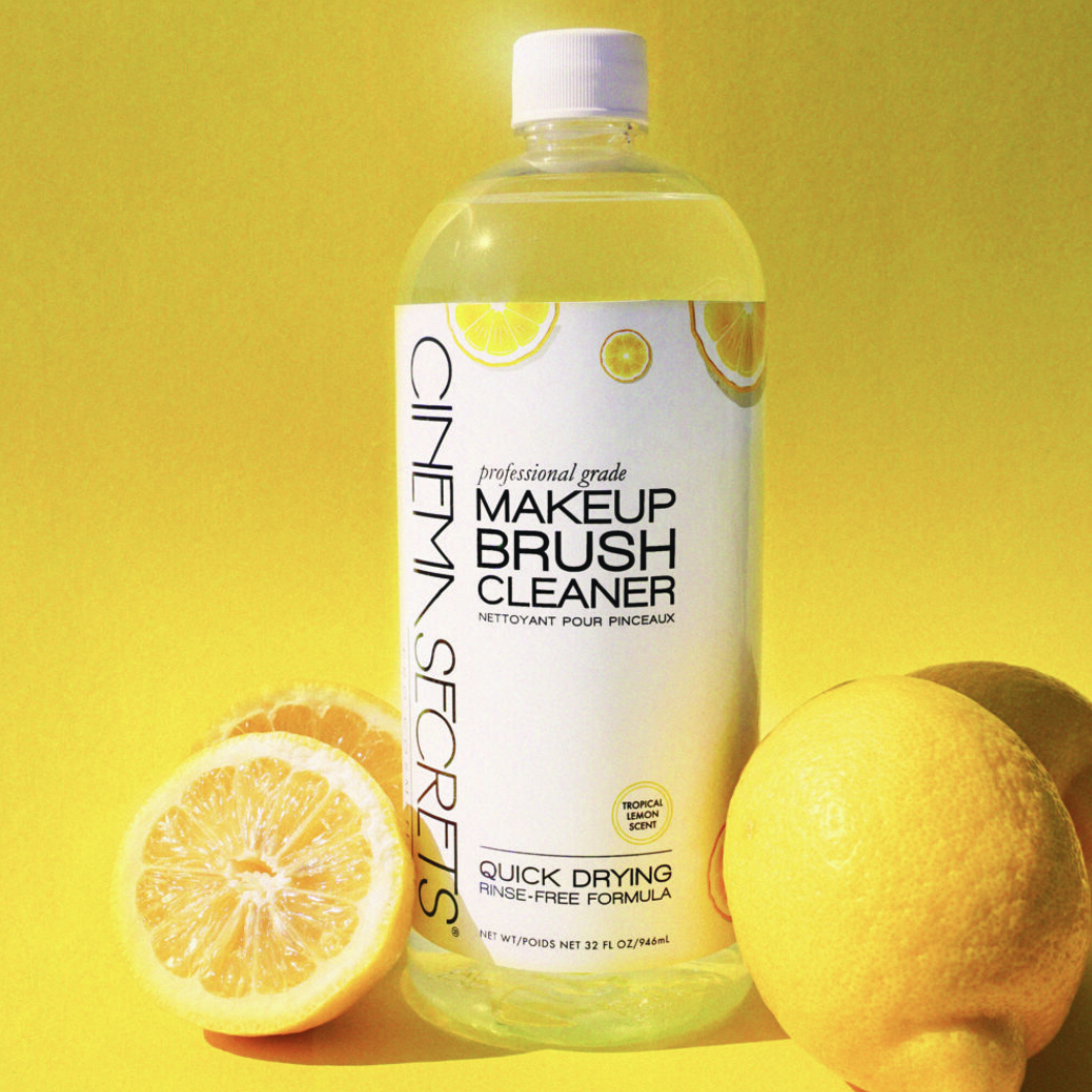 CINEMA SECRETS Lemon Makeup Brush Cleaner, 32oz / 946 mL