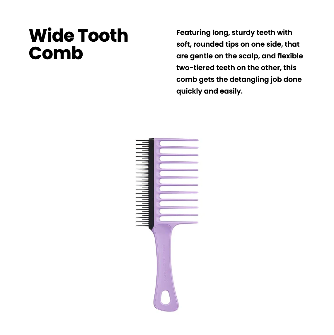 Tangle Teezer Wide Tooth Comb for 3C to 4C Hair