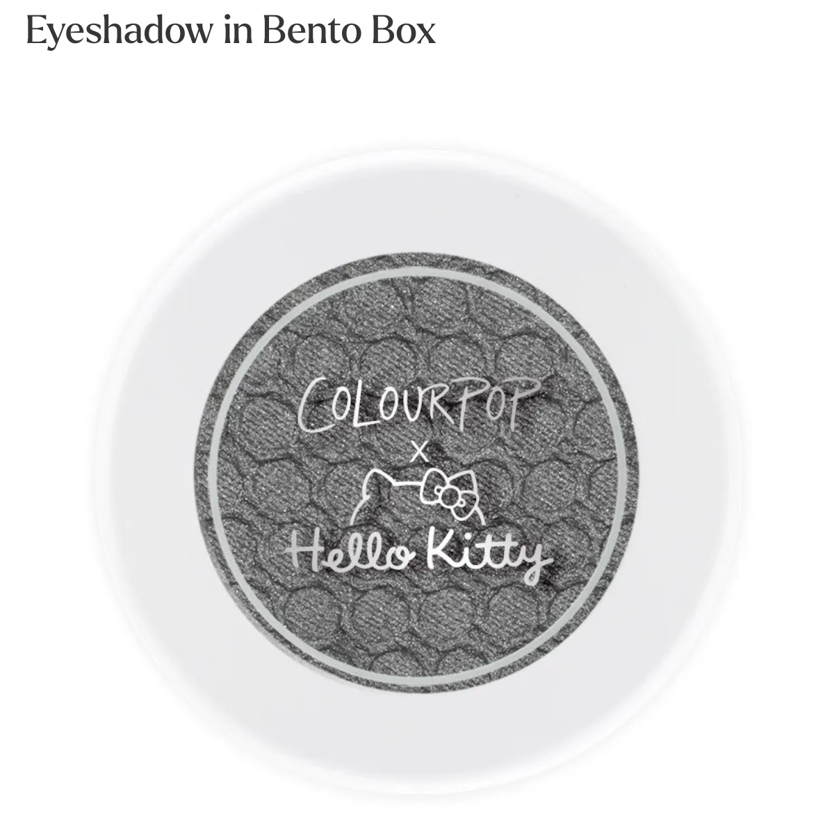 Colourpop Super Shock Shadow ( sale!) - unboxed