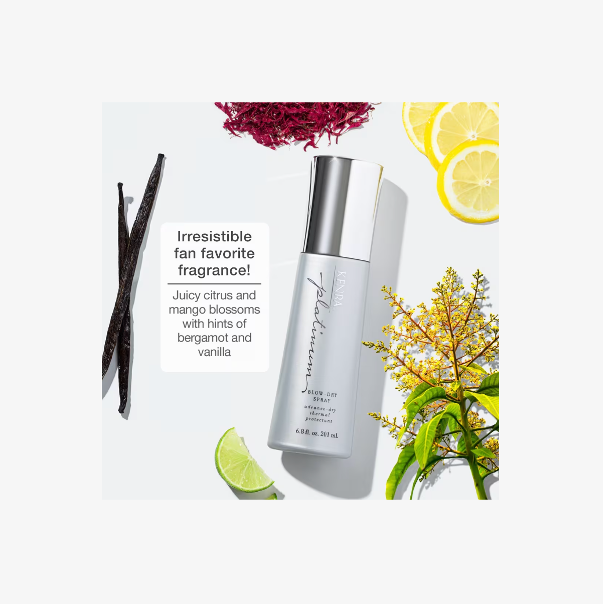 Kenra Platinum Blow-Dry Spray advanced dry thermal protectant - 6.8 oz / 201mL