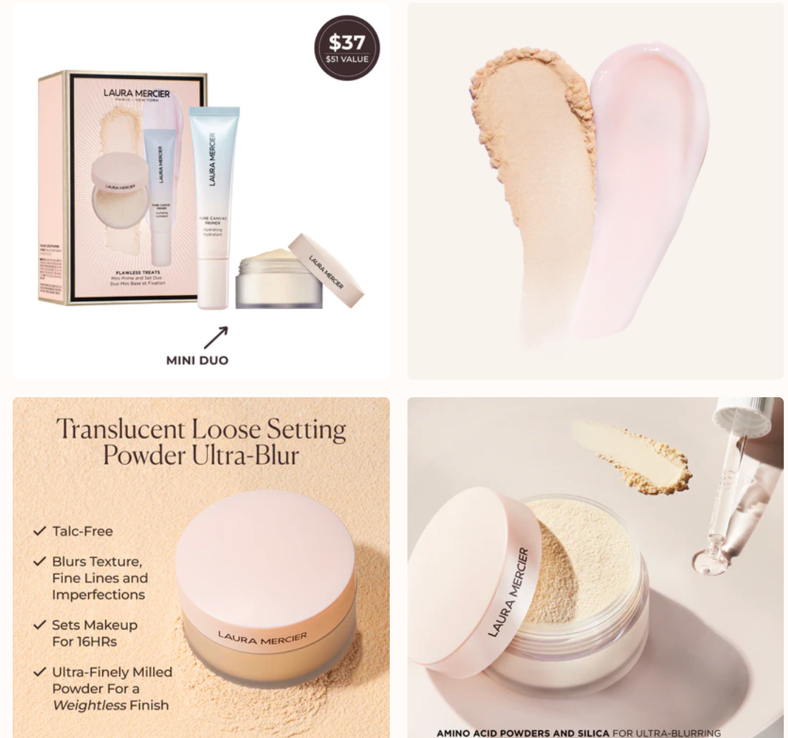 Laura Mercier Flawless Treats Mini Prime + Set Duo