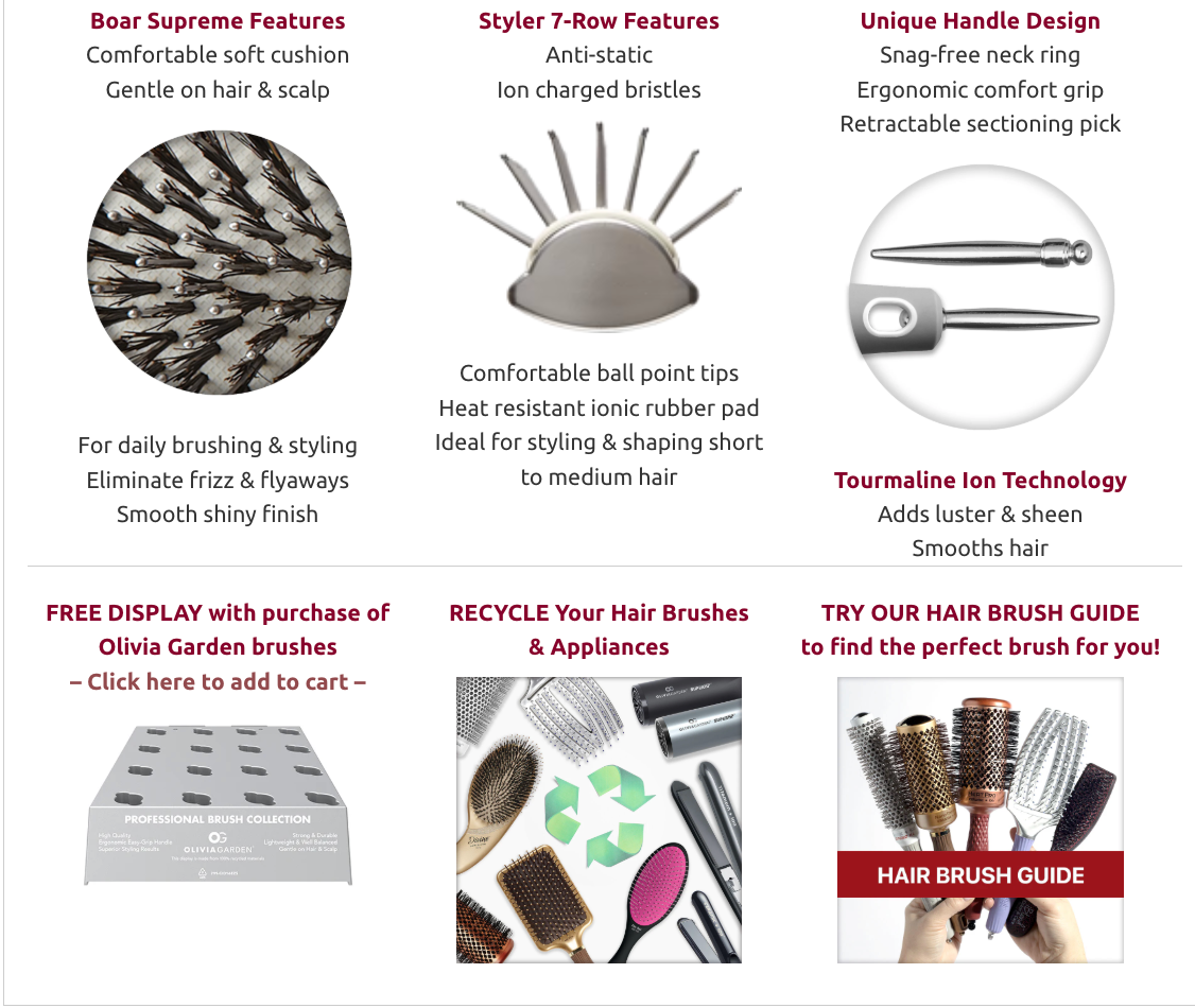 Olivia Garden CISP-CO Ceramic + Ion Ionic & Boar Bristles Supreme Combo Brush
