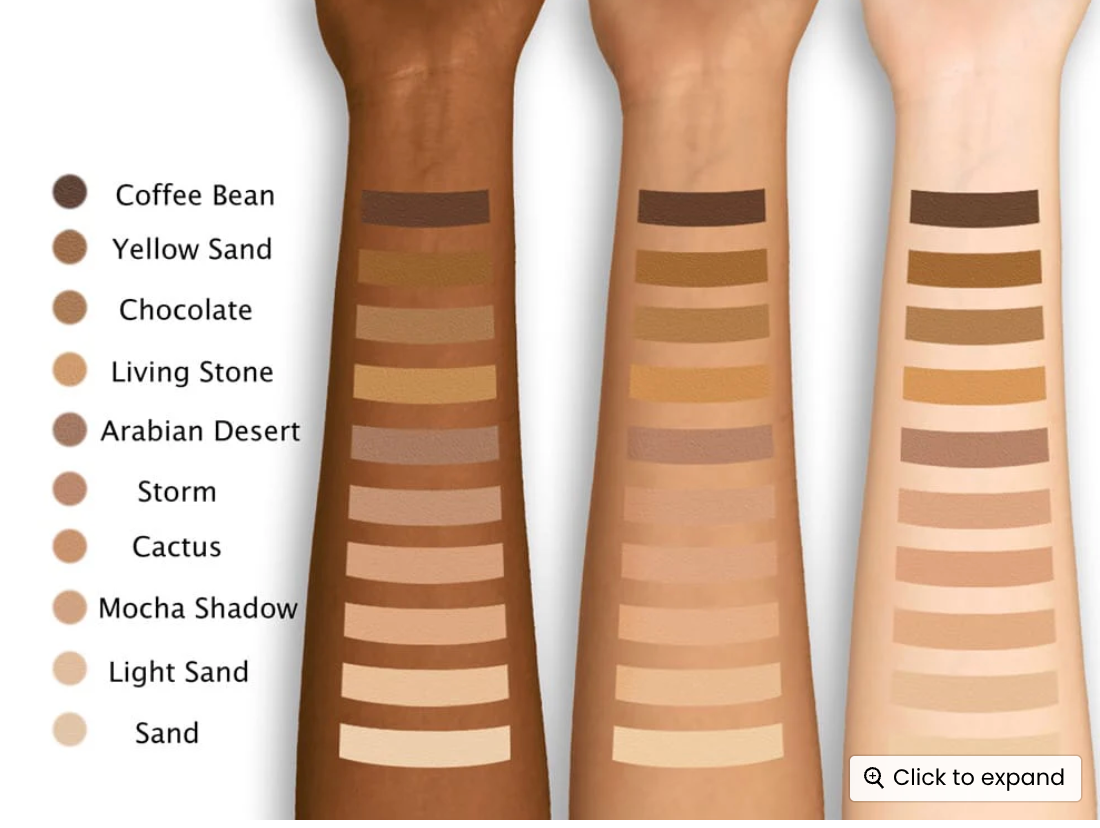 Jordane Cosmetics Total Tattoo Coverage Desert Yellow
