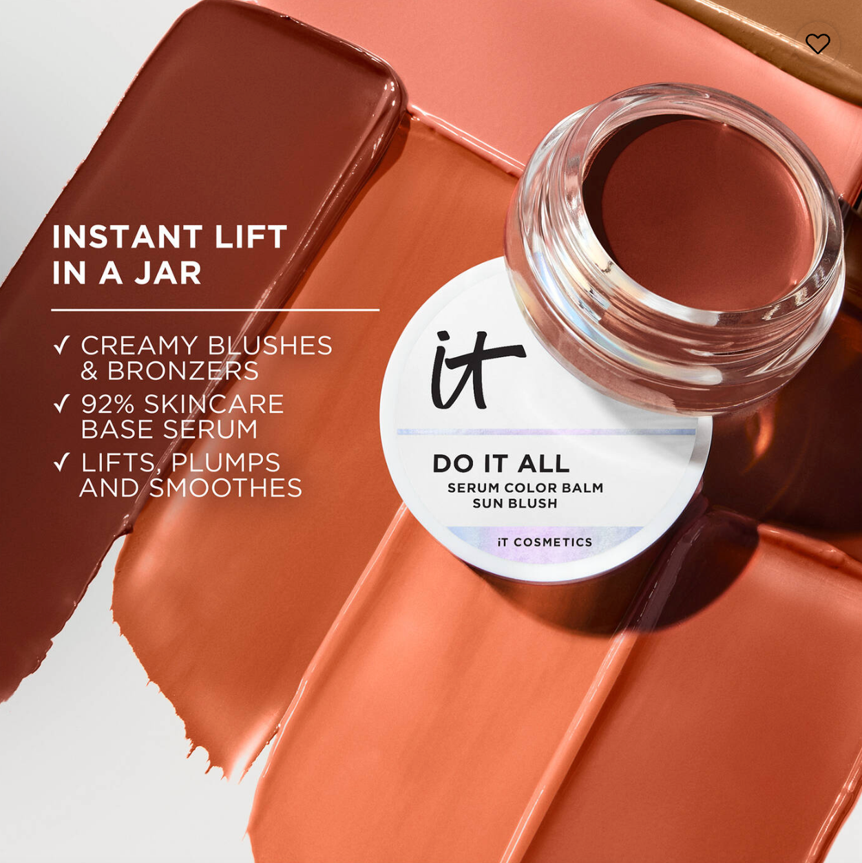 It Cosmetics Do It All Serum Color Balm Sun Cream Blush & Bronzer - Sun Warmth 30