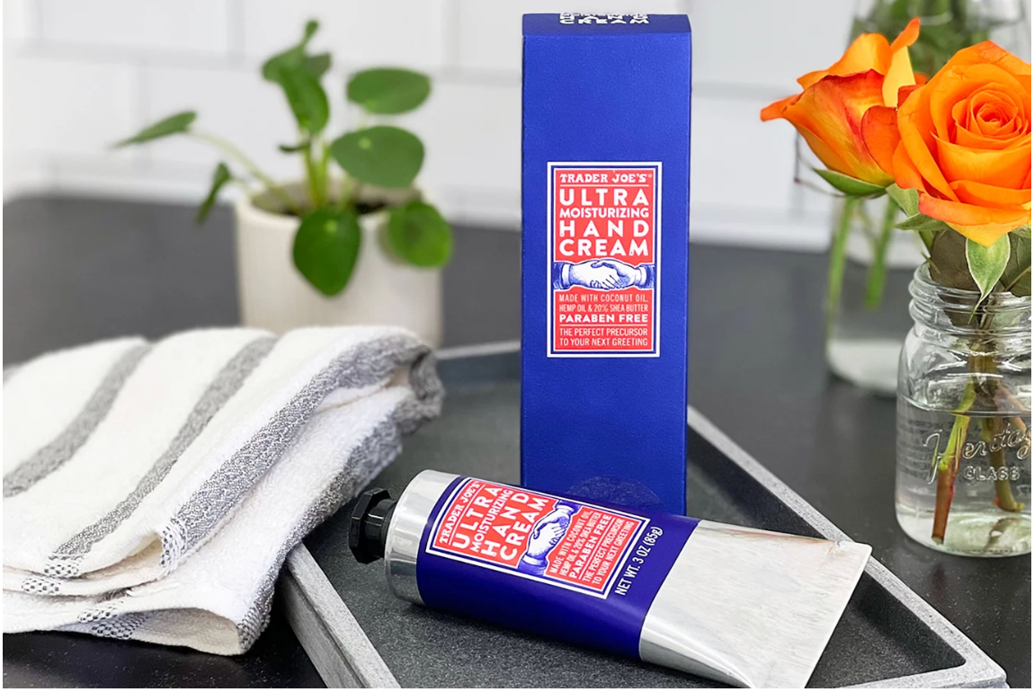 Trader Joe's Ultra Moisturizing Hand Cream with Coconut Oil, Hemp Seed Oil, 20% Shea Butter, Paraben Free, 3 Ounce