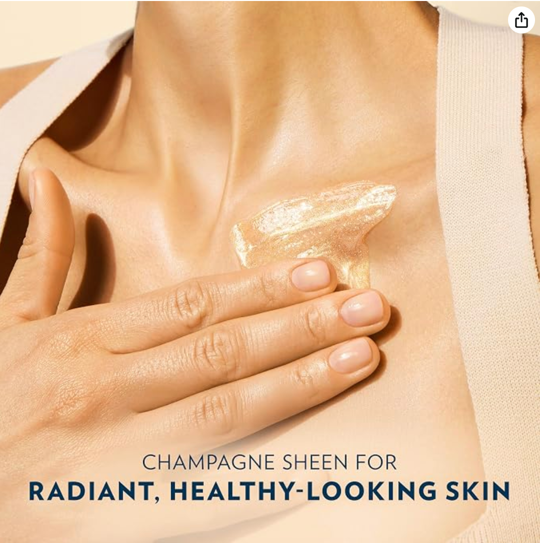 Vaseline Glazed and Glisten Sunlit Glow Body Gel Oil Shimmering 6.8oz 1ct