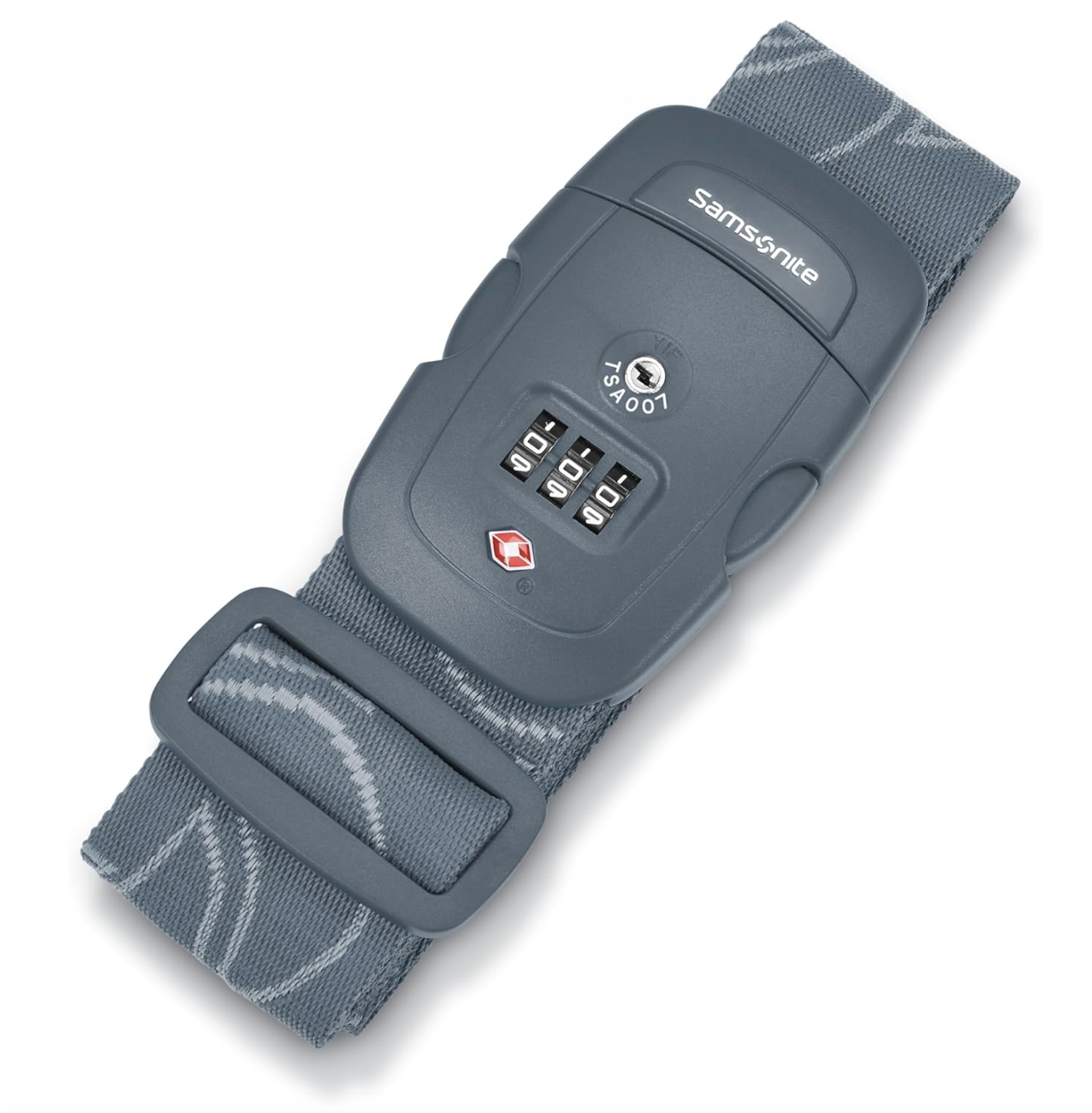 Samsonite Luggage Strap, Black, Combination Lock