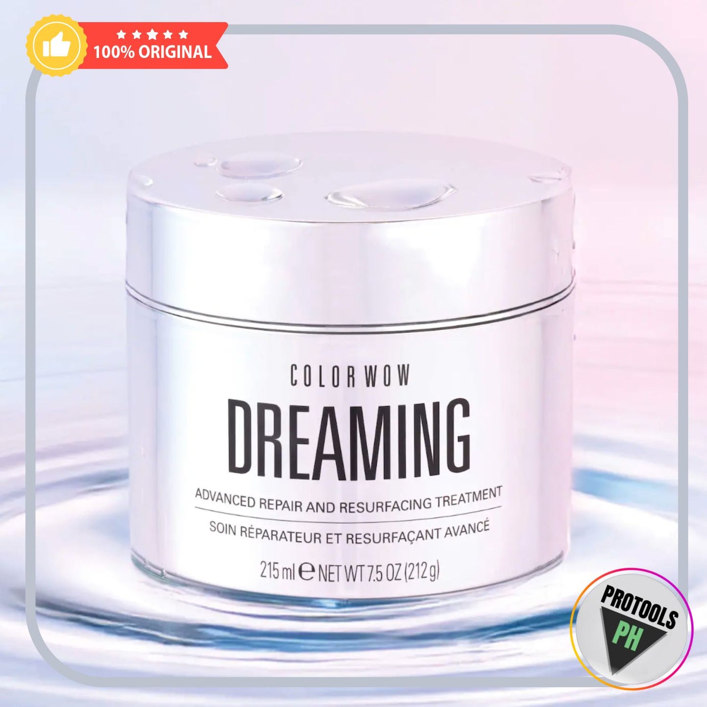 COLOR WOW Dreaming Advanced Repair & Resurfacing Treatment Mask for Damaged, Frizzy Hair