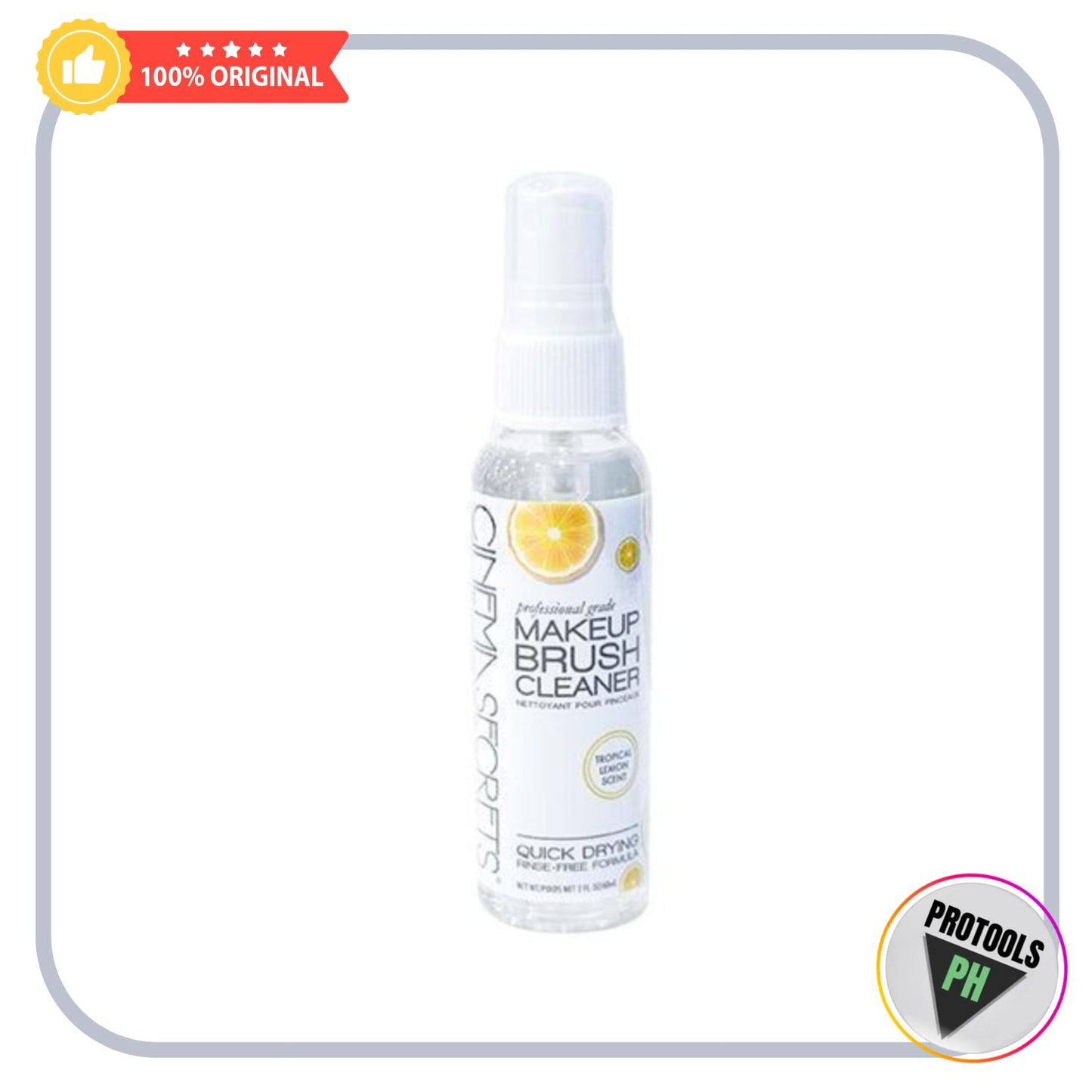 Cinema Secrets Tropical Lemon Makeup Brush Cleaner Spray 2oz