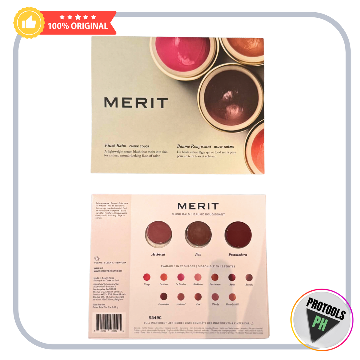 Merit Flush Balm Sachet