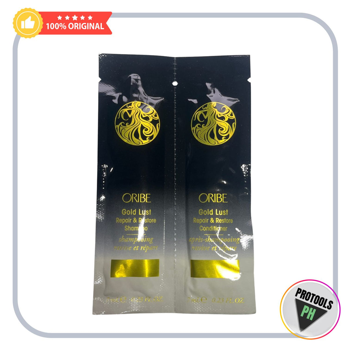 ORIBE GOLD LUST repair & restore shampoo and conditioner 7ml