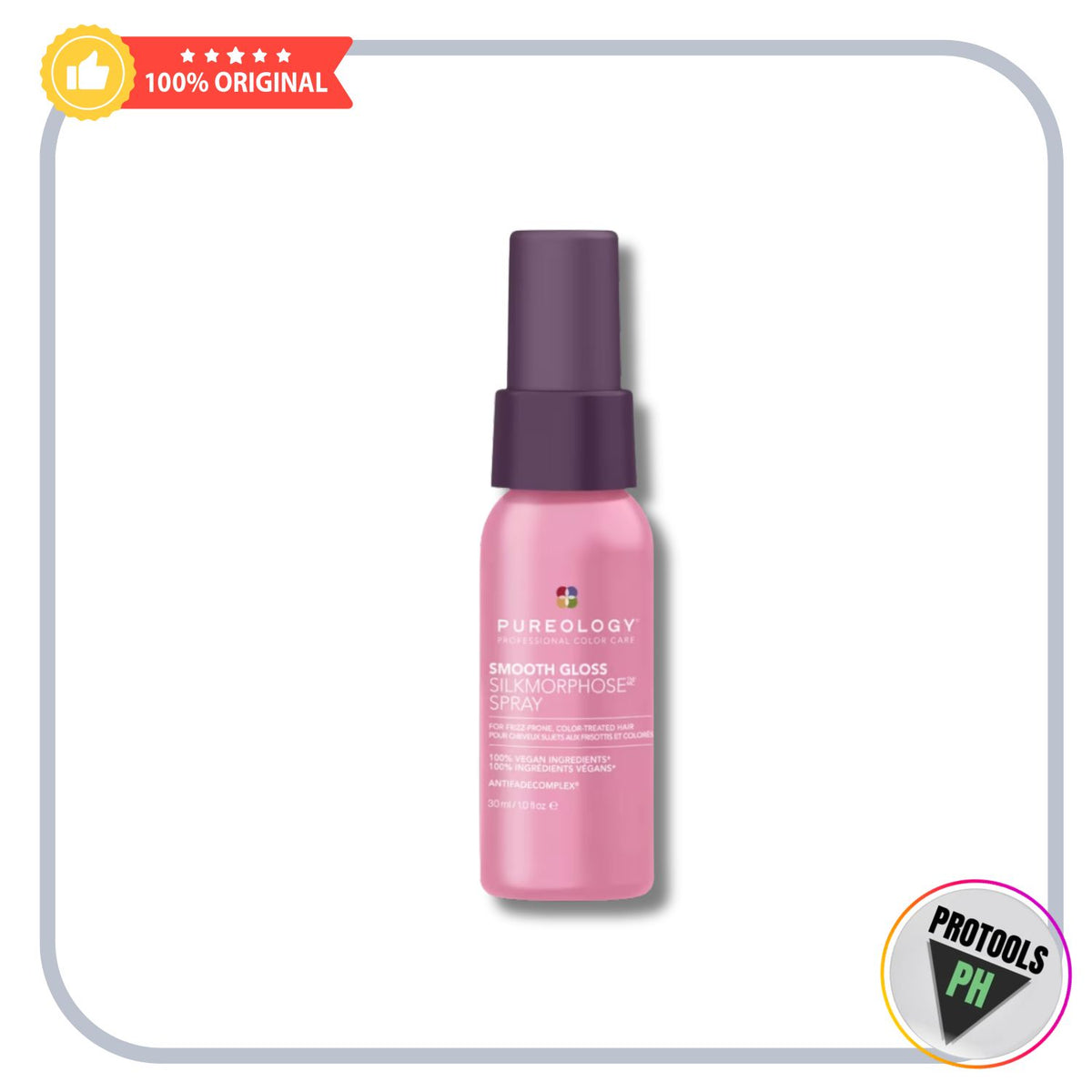 Pureology Smooth Gloss Silkmorphose Spray for Frizz Control & Shine 1 oz/ 30 mL