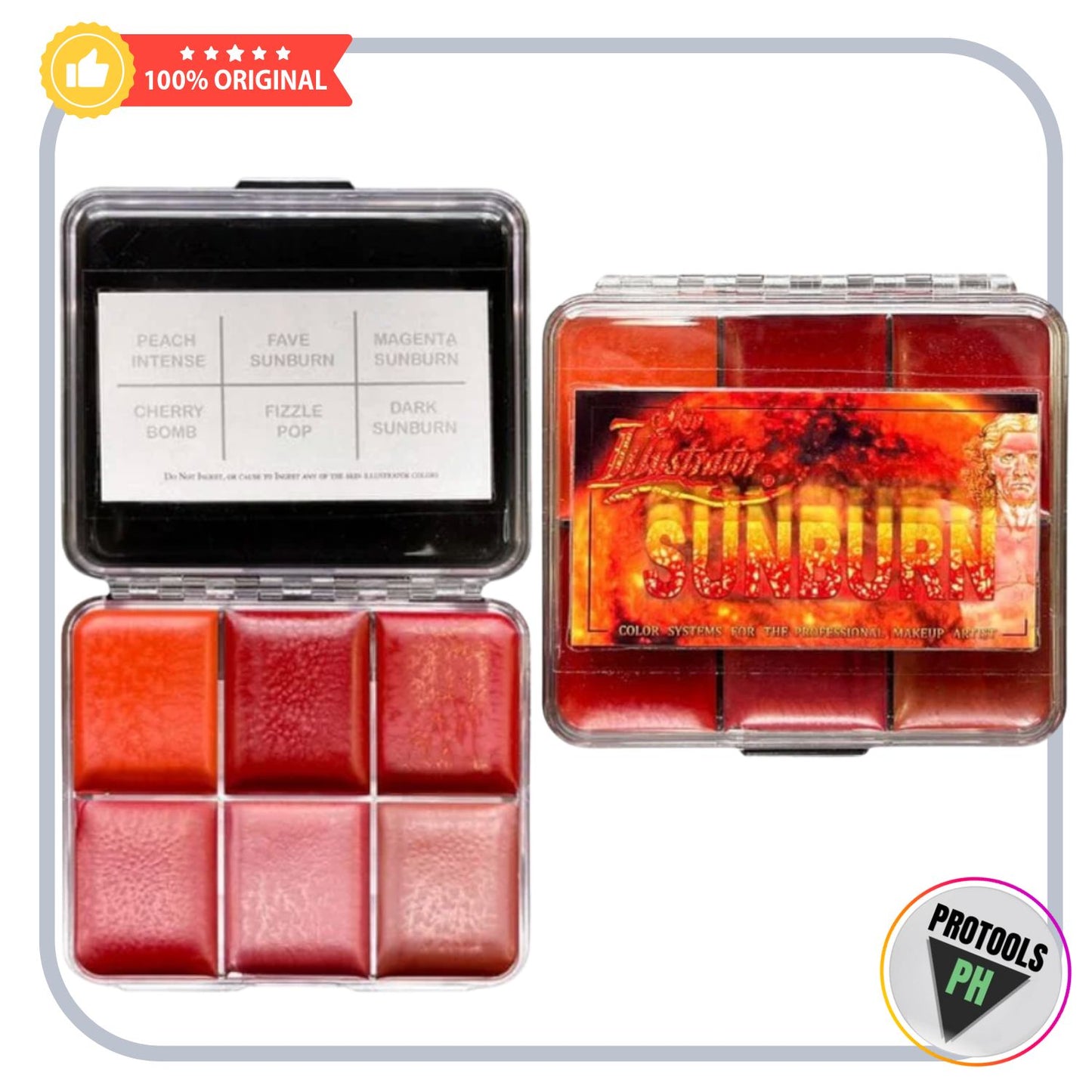 Skin Illustrator Skin Illustrator Sunburn Palette - On set