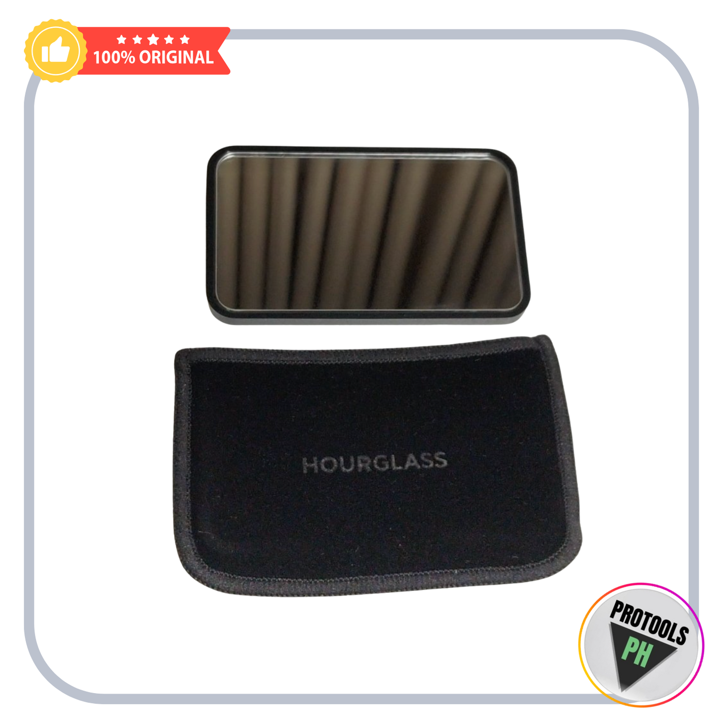 Hourglass Mirror with case