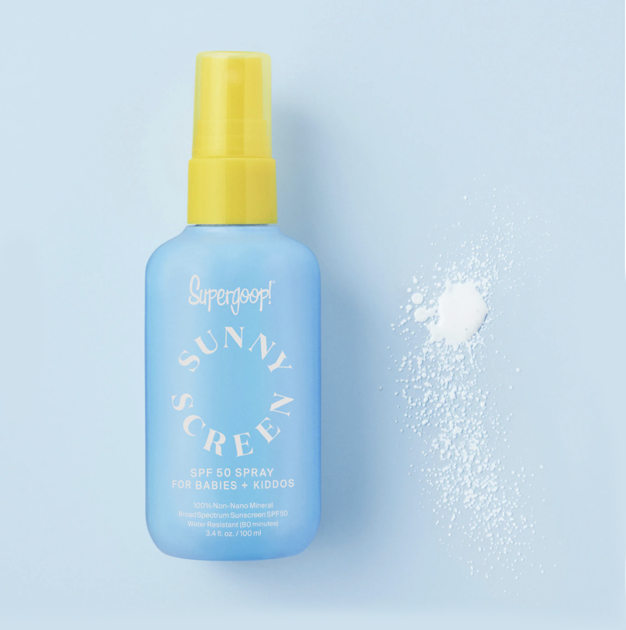 Supergoop! Sunnyscreen 100% Mineral Spray SPF 50 Baby Sunscreen EXP2/27