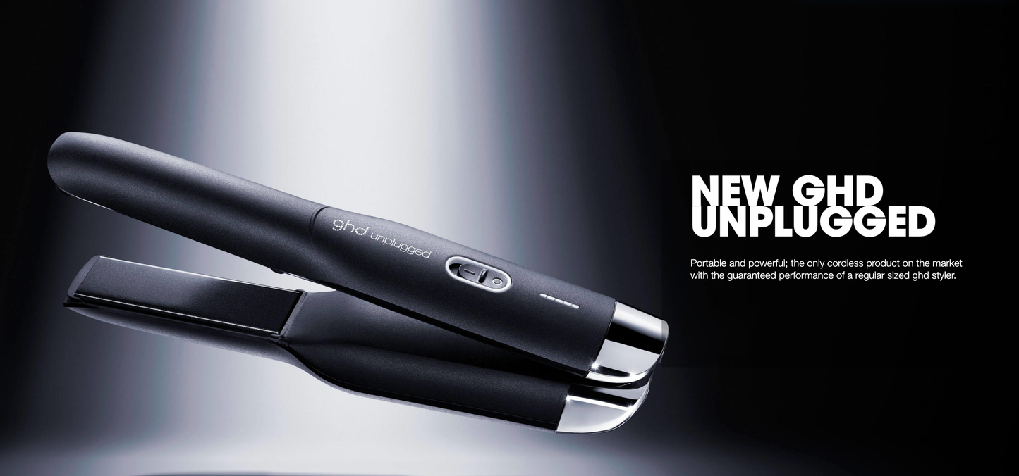 ghd Unplugged Styler - Cordless Flat Iron (Black)