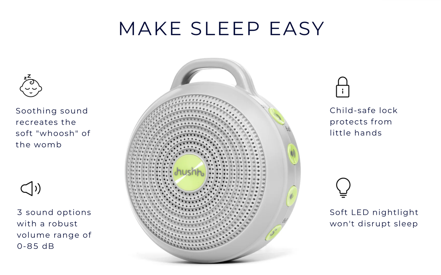 Yogasleep Hushh Compact Sound Machine