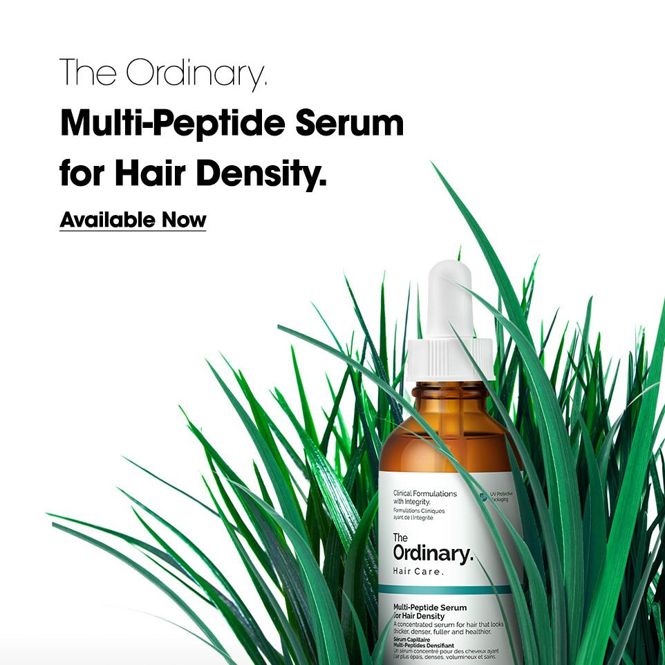 The ordinary multi-peptide serum for hair density