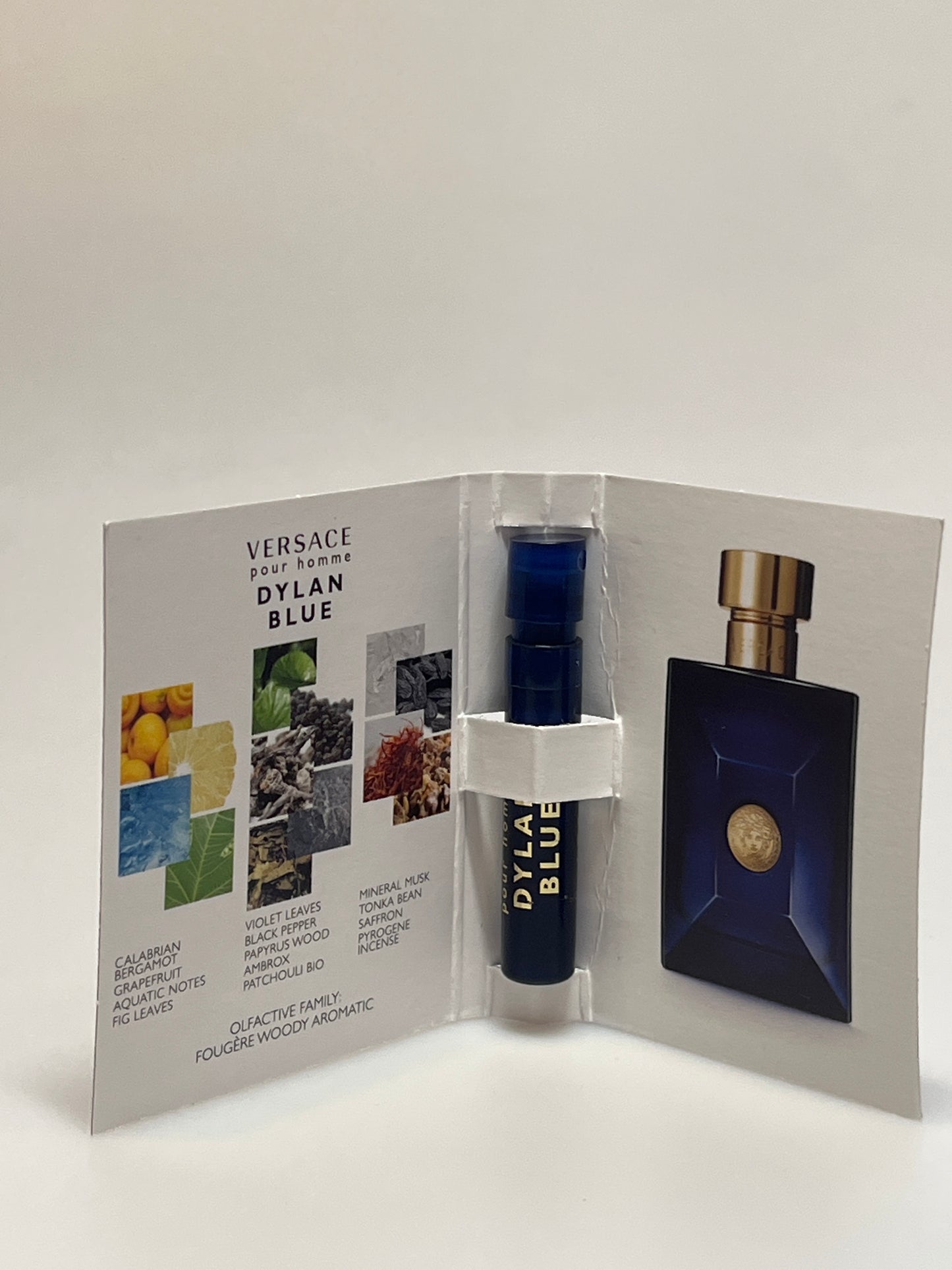 VERSACE DYLAN BLUE pour homme eau de parfume 1ml vial