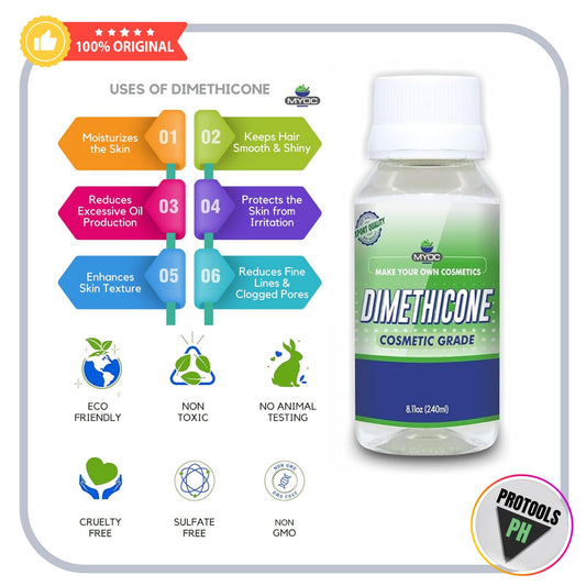 Dimethicone (240 ml / 8.11 fl oz) Cosmetic Grade Silicone Emollient for Creams Serum