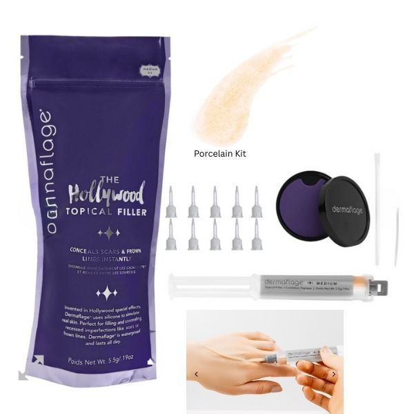 DERMAFLAGE The Hollywood Topical Filler Starter Kit - Tan Kit