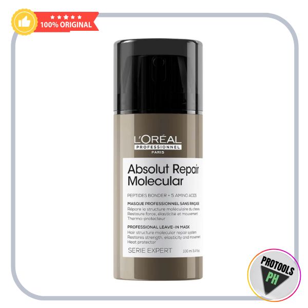 L'Oréal Professionnel Absolut Repair Molecular Leave-In Cream for Damaged Hair - 3.4 oz/ 100 mL